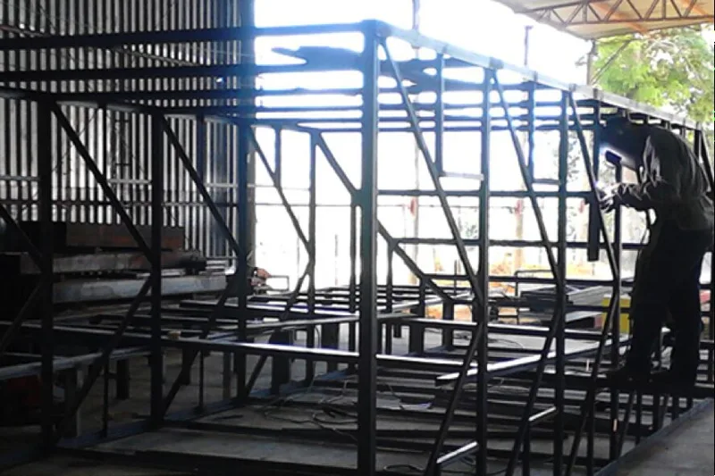 Fabricação de estrutura metálica, outro registro